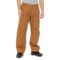 Carhartt 105471 Loose Fit Washed Duck Pants - Insulated in Carhartt Brown