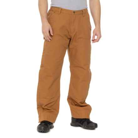 Carhartt 105471 Washed Duck Pants - Insulated in Carhartt Brown