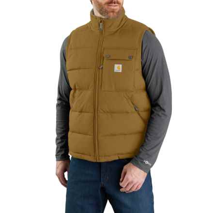 Carhartt 105475 Big and Tall Montana Loose Fit Vest - Insulated in Oak Brown