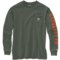 4TNWW_2 Carhartt 105546 Flame Resistant Force® Loose Fit Lightweight Graphic C T-Shirt - Long Sleeve