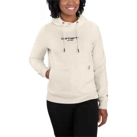 Carhartt 105573 Force® Relaxed Fit Lightweight Graphic Hoodie - Factory Seconds in Malt