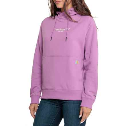 Carhartt 105573 Force® Relaxed Fit Lightweight Graphic Hoodie in Thistle