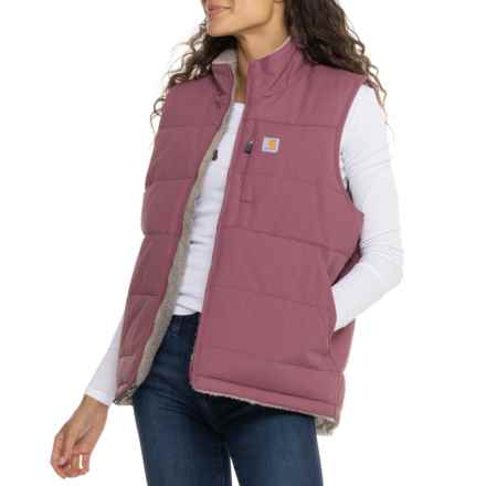 Carhartt 105607 Montana Reversible Relaxed Fit Vest - Insulated in Huckleberry