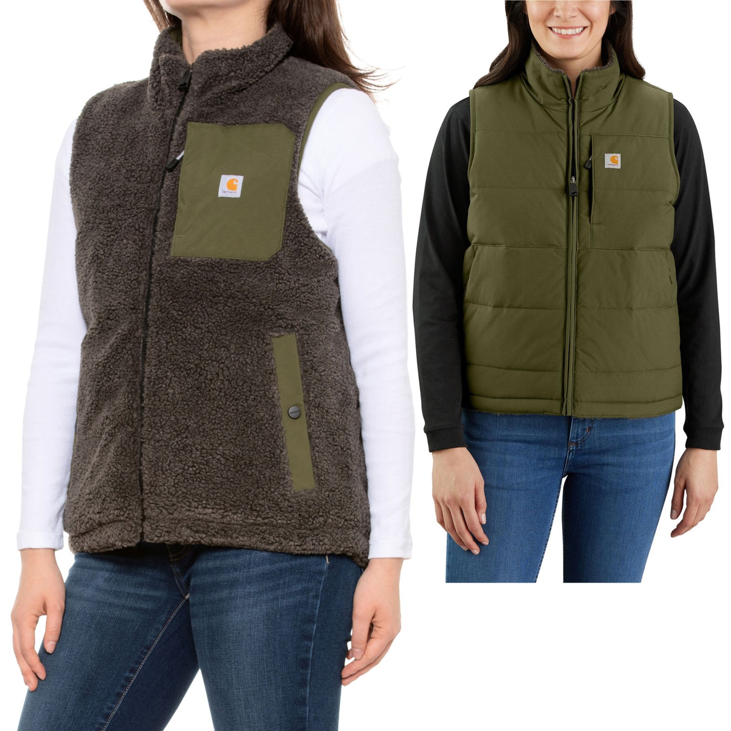 Carhartt 105607 Montana Reversible Relaxed Fit Vest - Insulated
