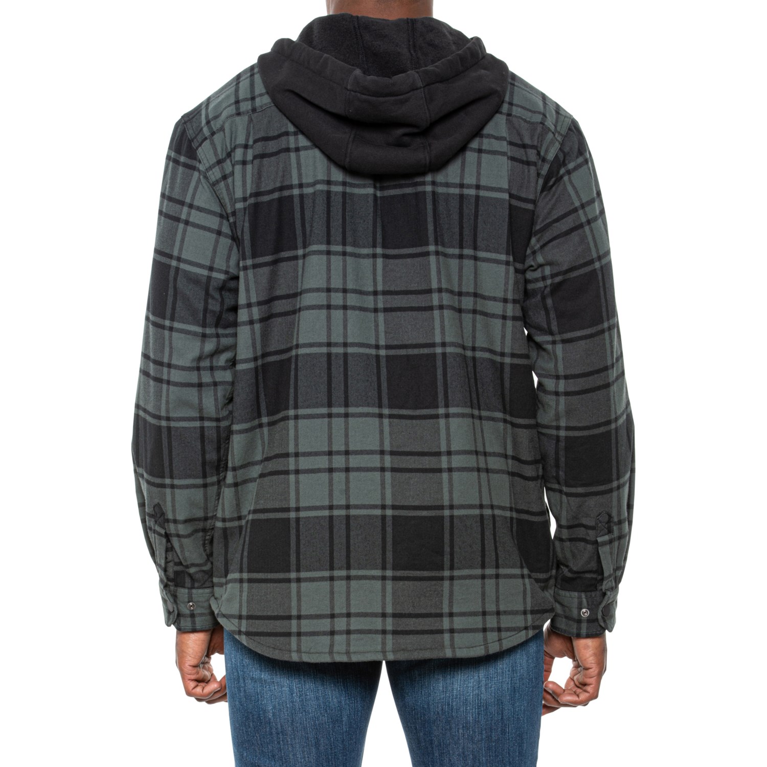 Carhartt 105621 Rugged Flex® Relaxed Fit Flannel Hooded Shirt Jacket ...