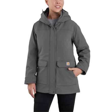 Carhartt 105654 Super Dux Thinsulate® Relaxed Fit Traditional Coat - Insulated - Plus in Gravel
