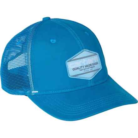 Carhartt 105691 Canvas Mesh-Back Quality Patch Baseball Cap in Marine Blue