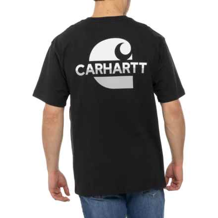 Carhartt 105710 Loose Fit Heavyweight C Graphic T-Shirt - Short Sleeve in Black