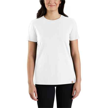 Carhartt 105740 Relaxed Fit Lightweight Crew Neck T-Shirt - Short Sleeve Factory Seconds in White