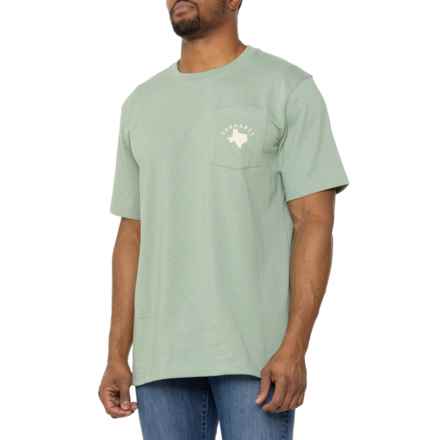 Carhartt 105767 Relaxed Fit Texas Graphic T-Shirt - Short Sleeve in Jade Heather