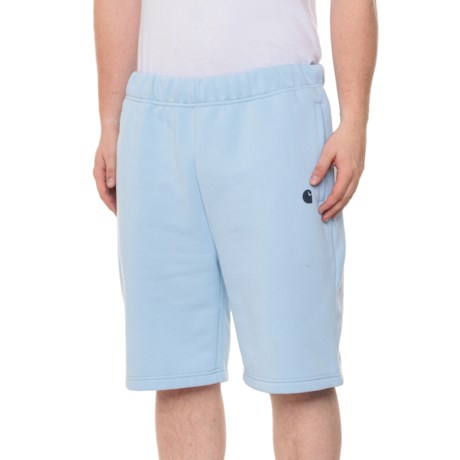 Carhartt 105840 Relaxed Fit Midweight Fleece Shorts - Factory Seconds in Moonstone