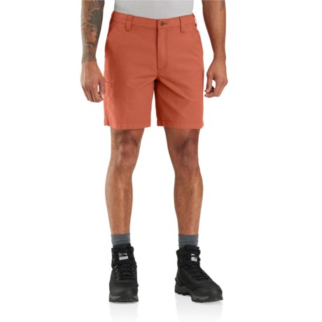 Carhartt 105841 Rugged Flex® Relaxed Fit Canvas Work Shorts - 8” in Terracotta
