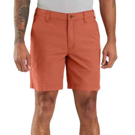 Carhartt 105841 Rugged Flex® Relaxed Fit Canvas Work Shorts - 8” in Terracotta