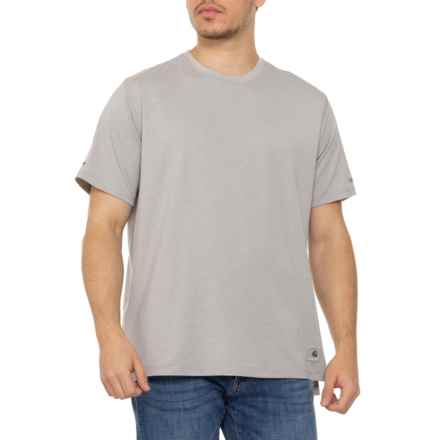 Carhartt 105858 Force® LWD Relaxed Fit T-Shirt - UPF 50+, Short Sleeve in Asphalt Heather