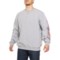 Carhartt 105941 Loose Fit Midweight Logo Sleeve Graphic Sweatshirt - Factory Seconds in Heather Grey