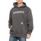Carhartt 105944 Rain Defender® Loose Fit Midweight Graphic Hoodie - Factory Seconds in Carbon Heather