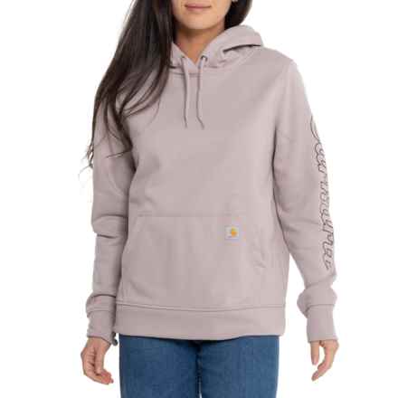 Carhartt 105996 Rain Defender® Relaxed Fit Midweight Graphic Hoodie - Factory Seconds in Mink