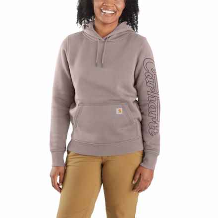 Carhartt 105996 Rain Defender® Relaxed Fit Midweight Graphic Hoodie - Factory Seconds in Mink