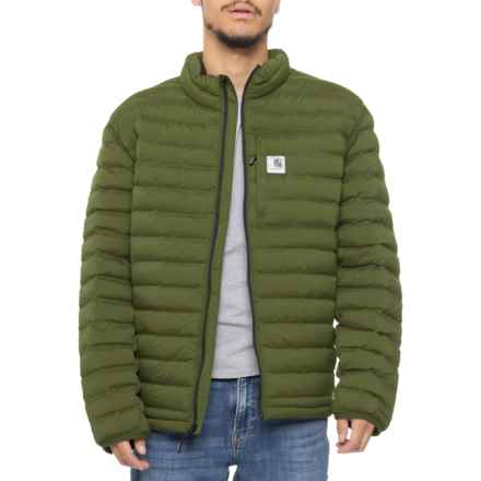 Carhartt 106013 LWD Relaxed Fit Stretch Jacket - Insulated in Chive