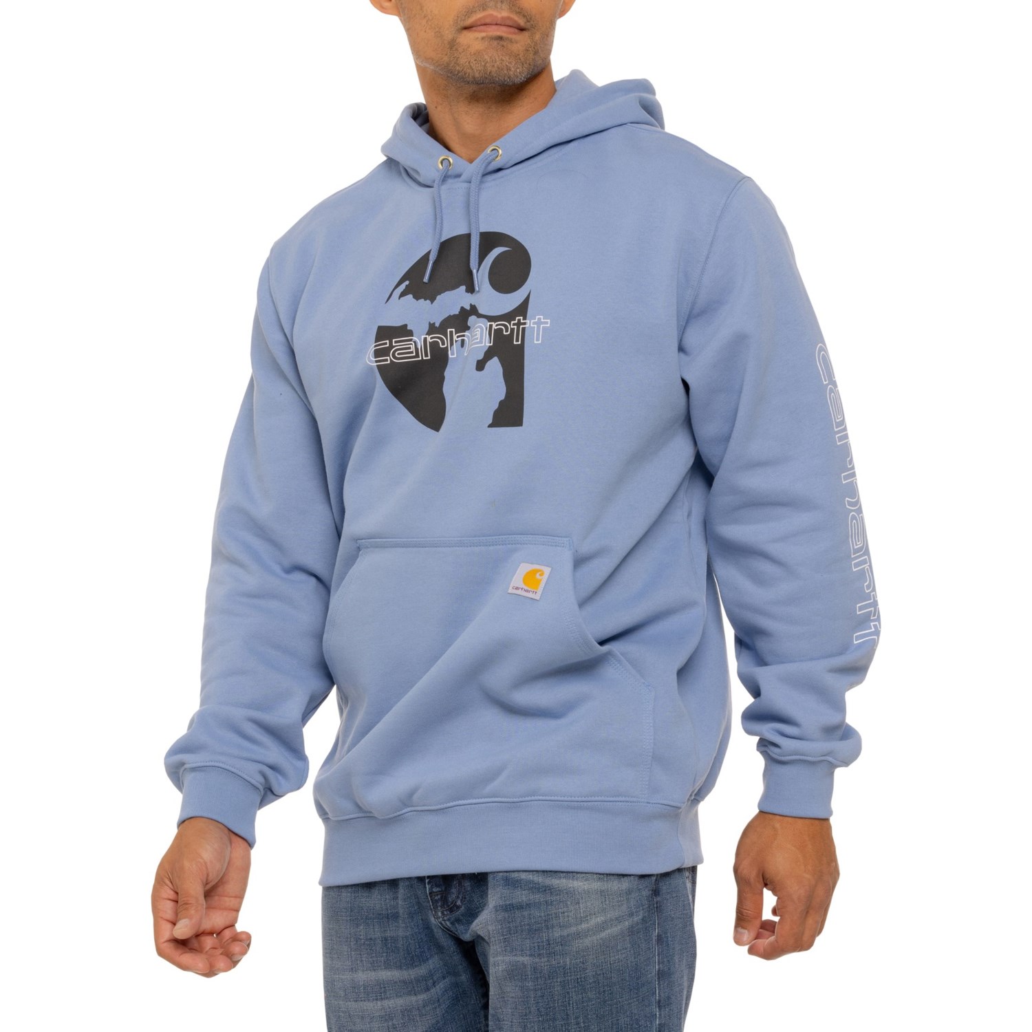 Carhartt 106086 Loose Fit Michigan Graphic Hoodie Midweight Factory Seconds