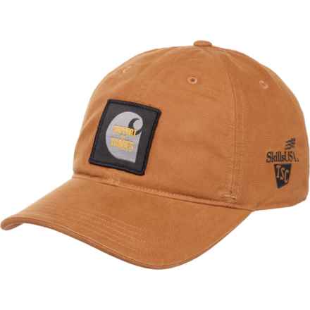 Carhartt 106105 Canvas Skills USA Baseball Cap (For Men) in Carhartt Brown