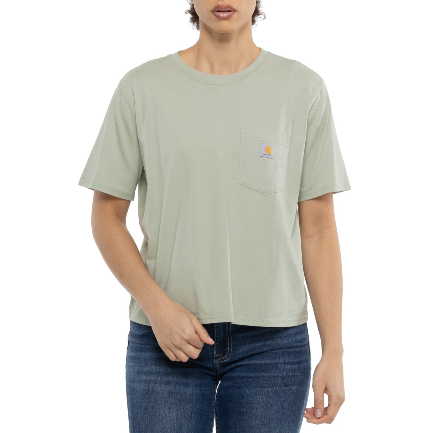 Carhartt 106122 TENCEL® Fiber Series Loose Fit Lightweight Pocket T ...