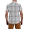 5RMXF_3 Carhartt 106139 Rugged Flex® Relaxed Fit Plaid Shirt - Short Sleeve