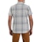 5RNUR_2 Carhartt 106139 Rugged Flex® Relaxed Fit Plaid Shirt - Short Sleeve