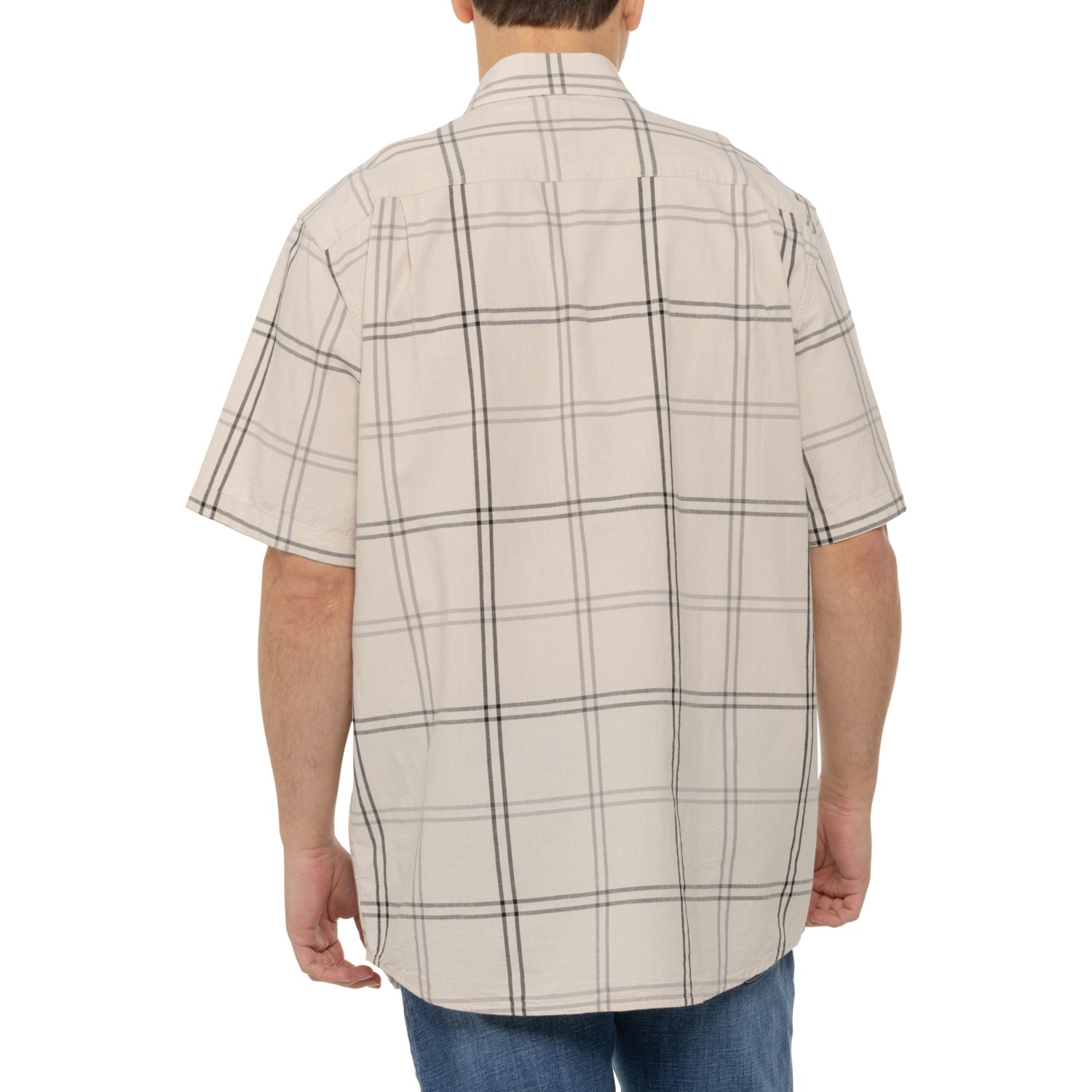 Carhartt 106140 Big and Tall Loose Fit Midweight Plaid Shirt