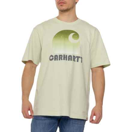 Carhartt 106151 Loose Fit Heavyweight C Graphic T-Shirt - Short Sleeve in Tender Greens