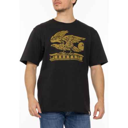 Carhartt 106152 Loose Fit Heavyweight Eagle Graphic T-Shirt - Short Sleeve in Black