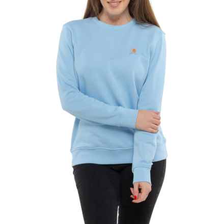 Carhartt 106179 TENCEL® Fiber Series Relaxed Fit French Terry Sweatshirt in Fresh Water