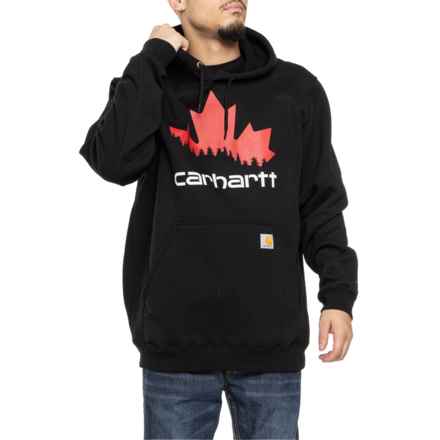 Carhartt 106227 Loose Fit Midweight Leaf Graphic Hoodie - Factory Seconds in Black