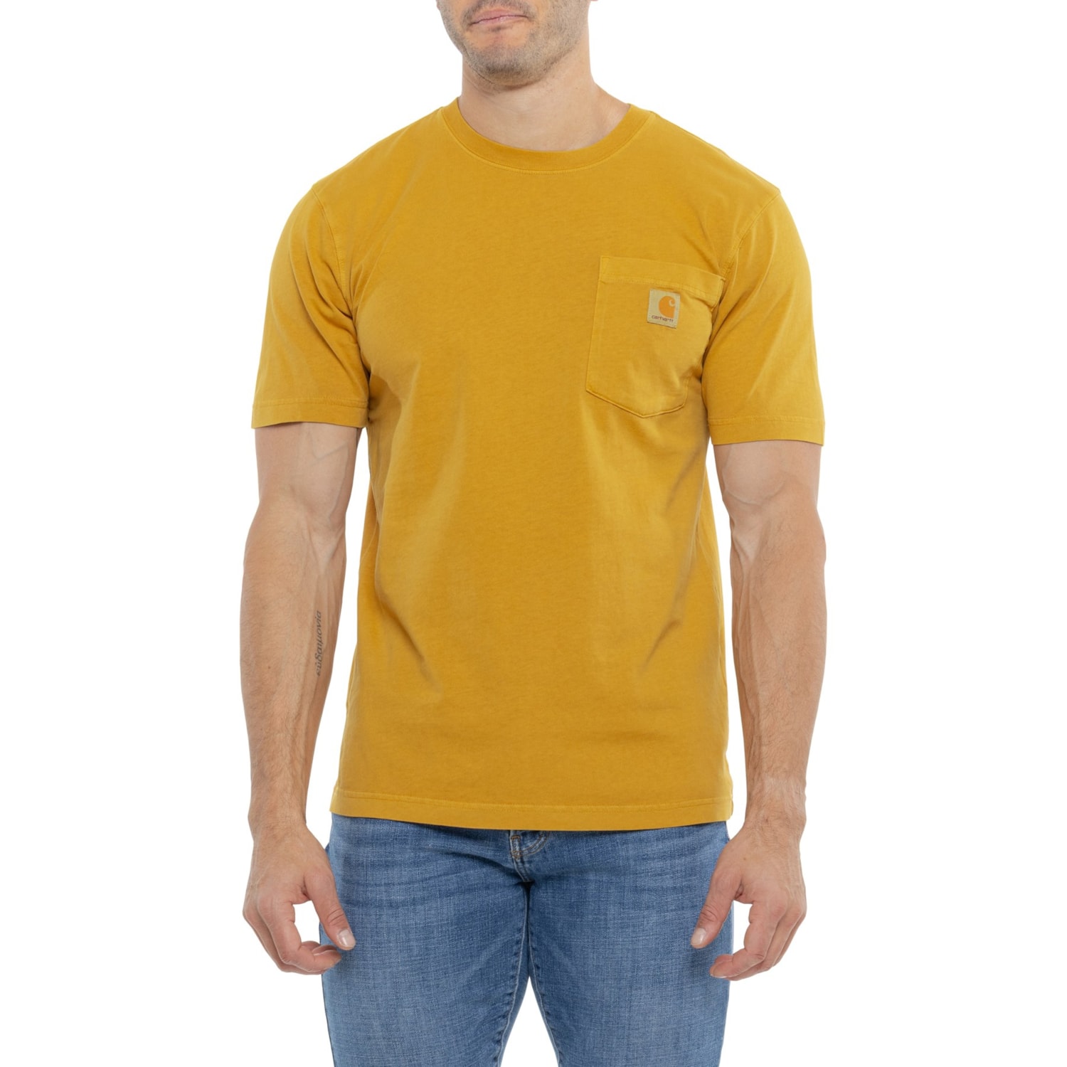 Carhartt 106252 Relaxed Fit Lightweight Garment-Dyed Pocket T-Shirt ...