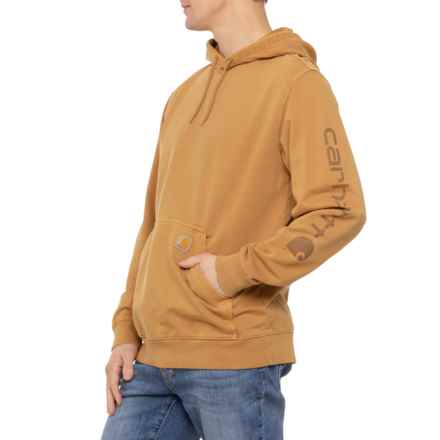 Carhartt 106253 Relaxed Fit Midweight French Terry Graphic Hoodie - Factory Seconds in Carhartt Brown