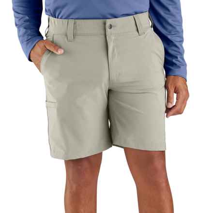 Carhartt 106264 Force® Sun Defender Relaxed Fit Shorts - UPF 50+, Factory Seconds in Greige
