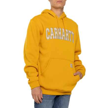 Carhartt 106301 Loose Fit Midweight Logo Hoodie - Factory Seconds in Honeycomb