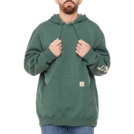 Carhartt 106388 Rain Defender® Loose Fit 1889 Graphic Hoodie - Factory Seconds in Frosted Balsam Heather