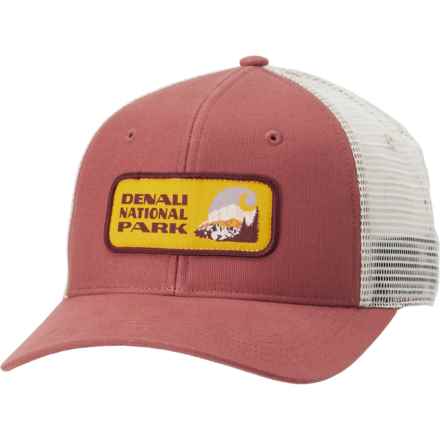 Carhartt 106405 Canvas Denali National Park Patch Baseball Cap in Apple Butter