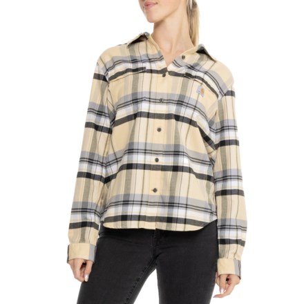 Carhartt 106447 Tencel Fiber Series Relaxed Fit Flannel Shirt Long