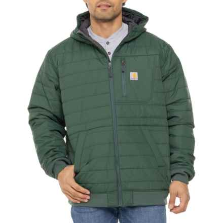 Carhartt 106543 Big and Tall Rain Defender® Relaxed Fit Lightweight Hooded Jacket - Insulated, Factory Seconds in Frosted Balsam