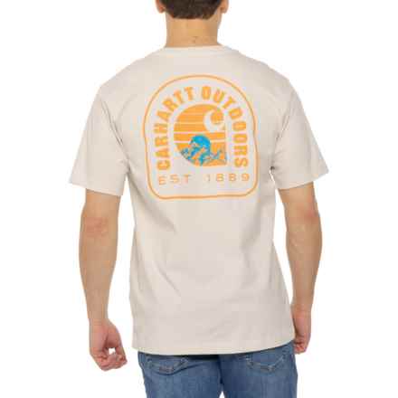 Carhartt 106642 - Relaxed Fit Heavyweight Mountain Graphic T-Shirt - Short Sleeve in Malt