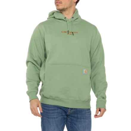 Carhartt 106655 Force® Relaxed Fit Lightweight Logo Graphic Hoodie in Loden Frost