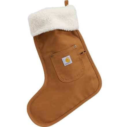 Carhartt 106666 Christmas Stocking - Factory Seconds in Carhartt Brown