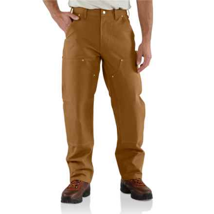 Carhartt 106679 Loose Fit Firm Duck Double-Front Utility Work Pants - Factory Seconds in Carhartt Brown