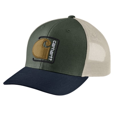Carhartt 106742 Canvas Mesh-Back C Patch Trucker Hat