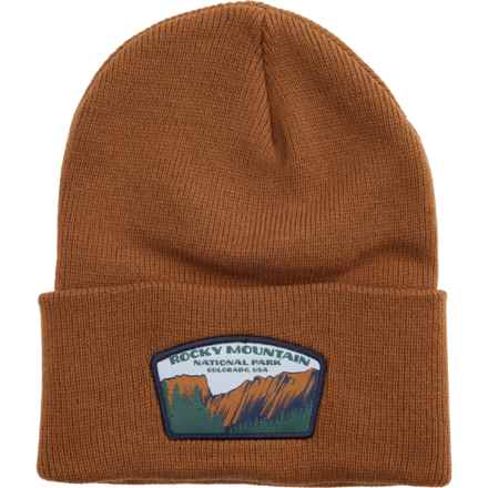 Carhartt 106884 Knit Rocky Mountain National Park Patch Beanie in Carhartt Brown