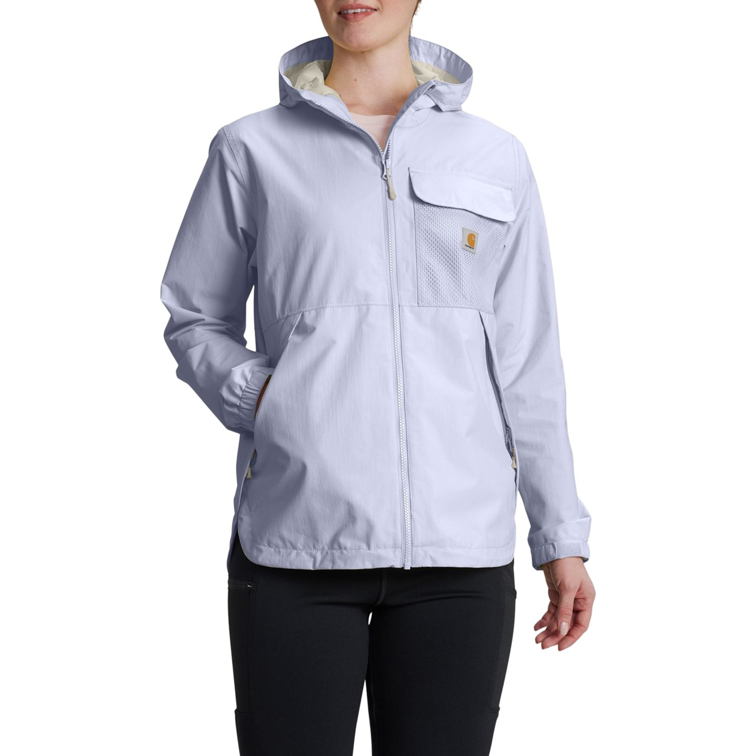 (取寄) カーハート ストーム ディフェンダー モントレー リラックスド-フィット フィット ライトウェイト パッカブル ジャケット - ウォータープルーフ Carhartt 106904 Storm Defender Monterey Relaxed Fit Lightweight Packable Jacket - Waterproof Chalk carhartt-106904-storm-defender