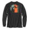 Carhartt 107041 Loose Fit Heavyweight Deer Graphic T-Shirt - Long Sleeve, Factory Seconds in Carbon Heather