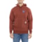 Carhartt 107064 Force® Logo Hoodie - Factory Seconds in Dark Spice Red
